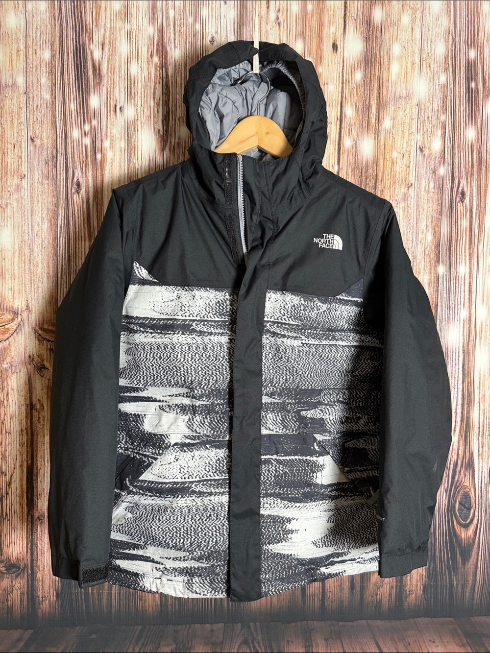 The North Face Zip Up Winter Coat Boys Sz Large